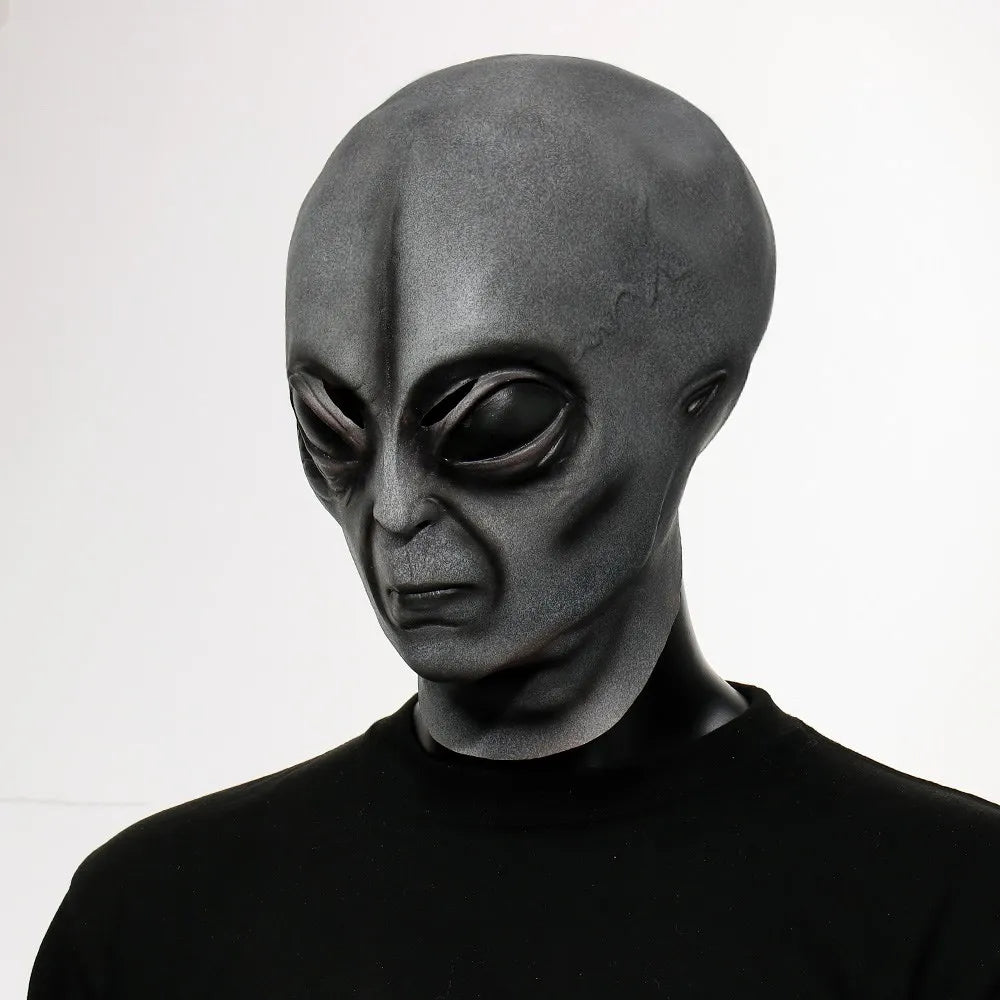 Alien Latex Mask And Gloves