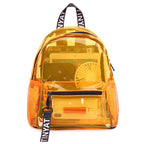 Heavy-Duty Transparent School Backpack