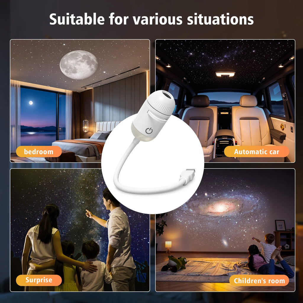2-In-1 USB Ambient Projector Light