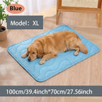 Cooling Cat Mat Summer Pad Mat For Dogs Cat Ice Silk Blanket Sofa Breathable Pet Dog Bed Summer Washable For Small Large Dog Cat