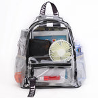 Heavy-Duty Transparent School Backpack