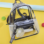 Heavy-Duty Transparent School Backpack