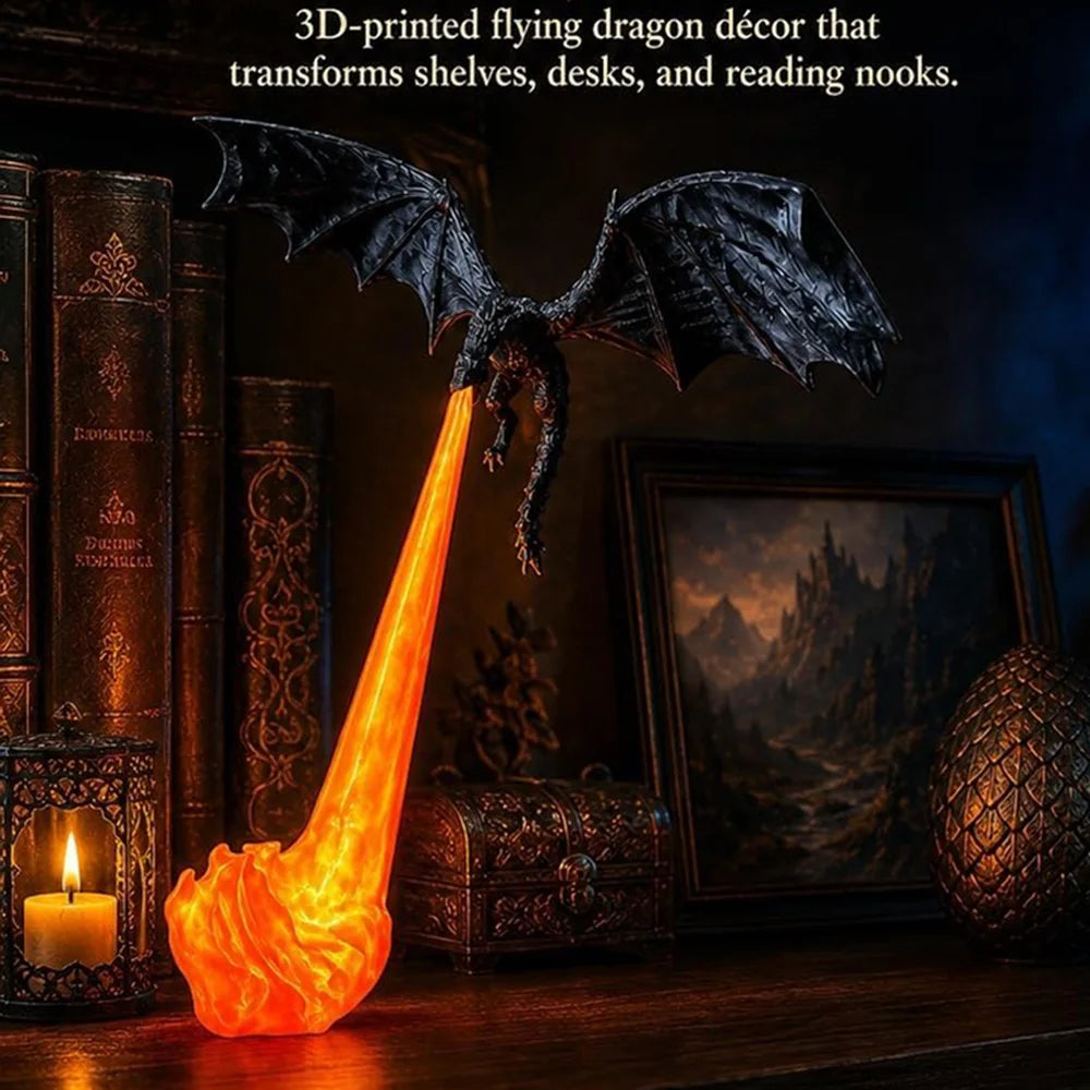3D Printed Dragon Nook Light