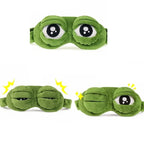 Plush Frog Sleep Eye Mask