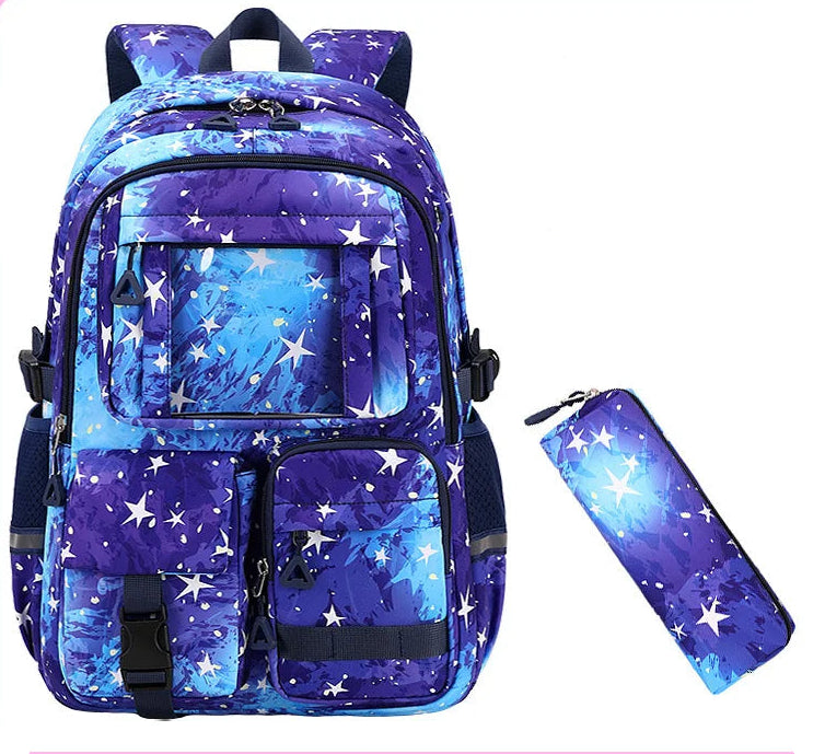 Girls School Backpack Three-Piece Set