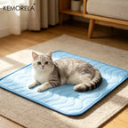 Cooling Cat Mat Summer Pad Mat For Dogs Cat Ice Silk Blanket Sofa Breathable Pet Dog Bed Summer Washable For Small Large Dog Cat