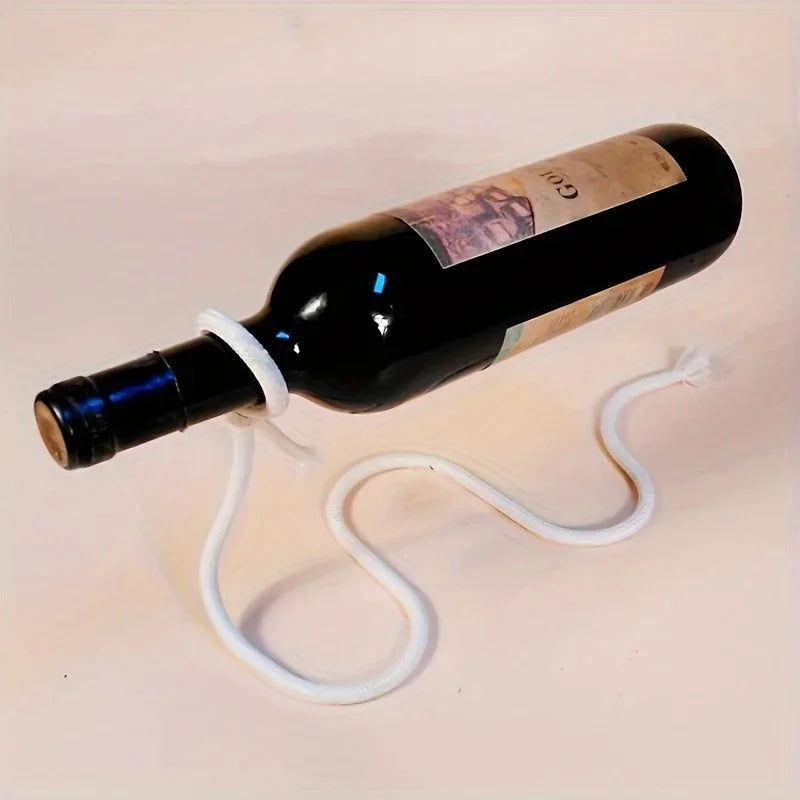 Suspended Snake Wine Bottle Rack