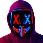 LED Light-Up Halloween Mask
