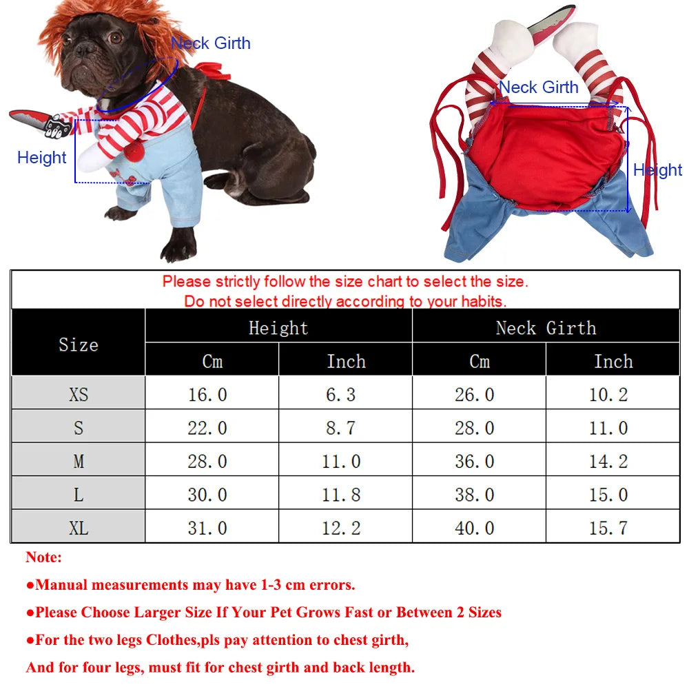 Pet Halloween Cosplay Costume