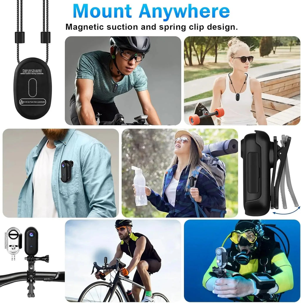 Pocket 4K Magnetic Vlog Camera