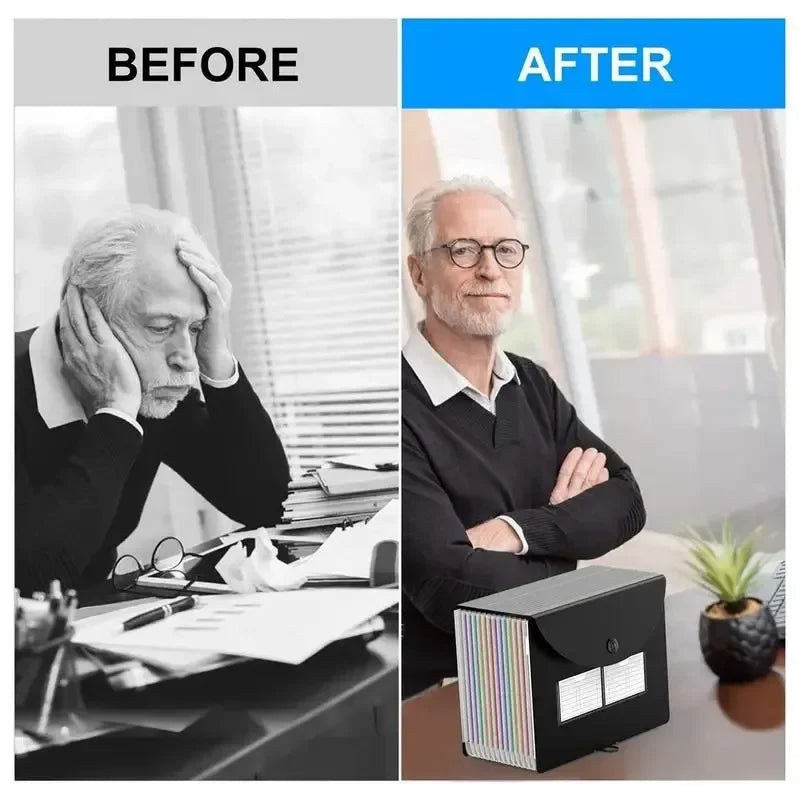 Expanding Accordion File Organizer