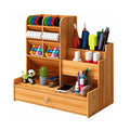 Wooden Desk Organizer With Drawer