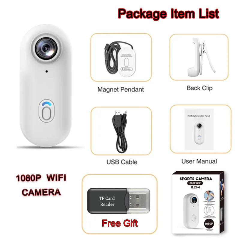 Pocket 4K Magnetic Vlog Camera
