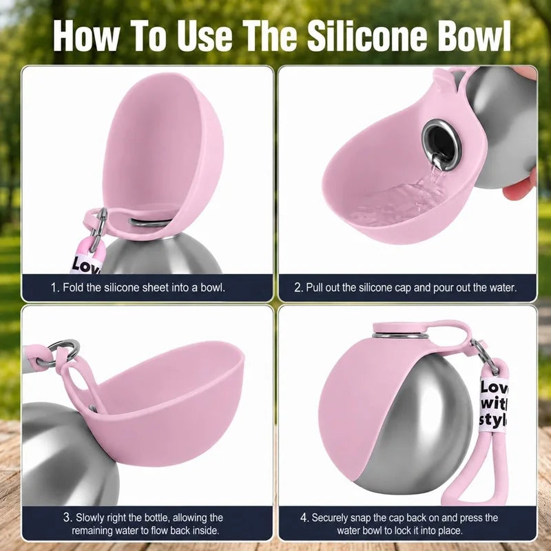 Portable Pet Travel Water Bottle