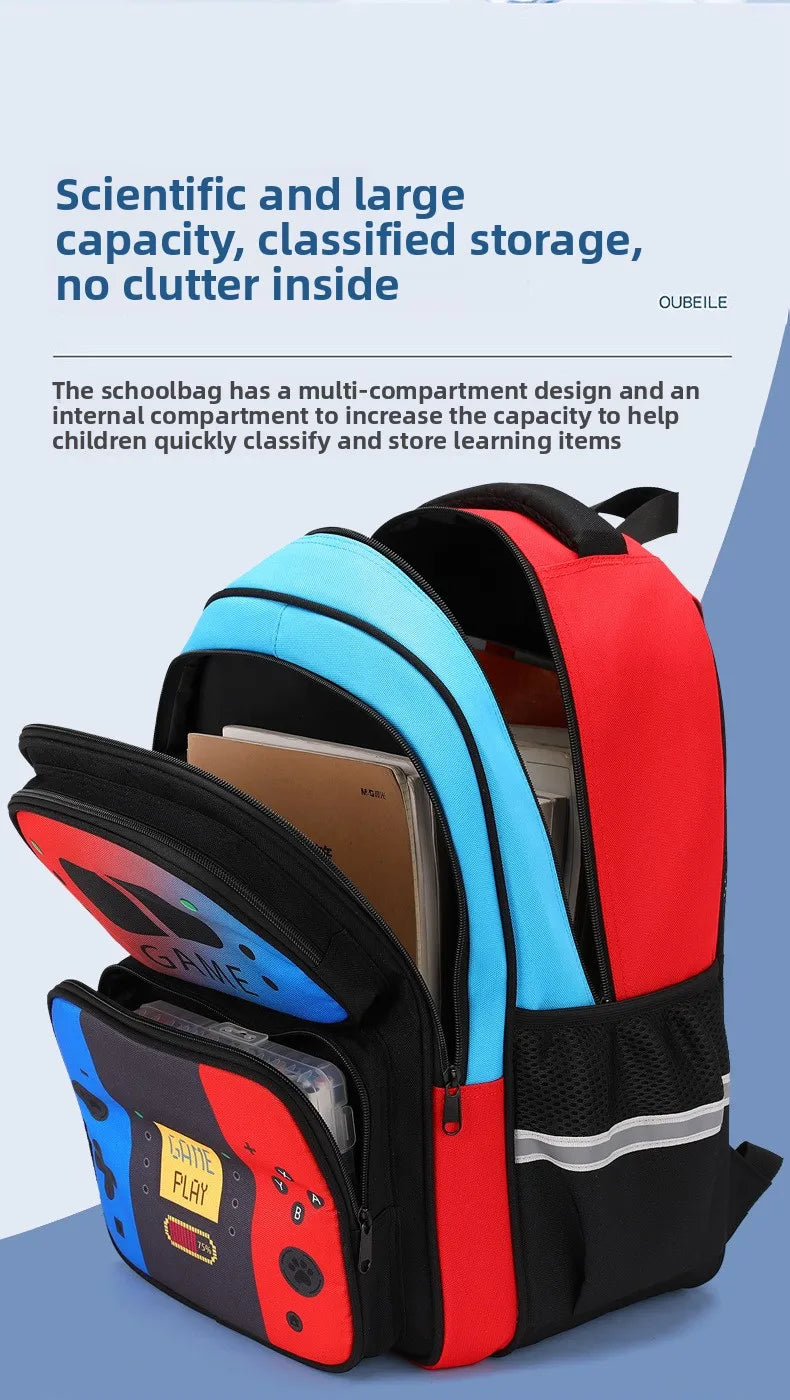 Game Console Print Backpack Set