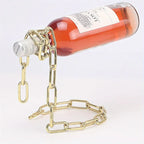 Suspended Snake Wine Bottle Rack