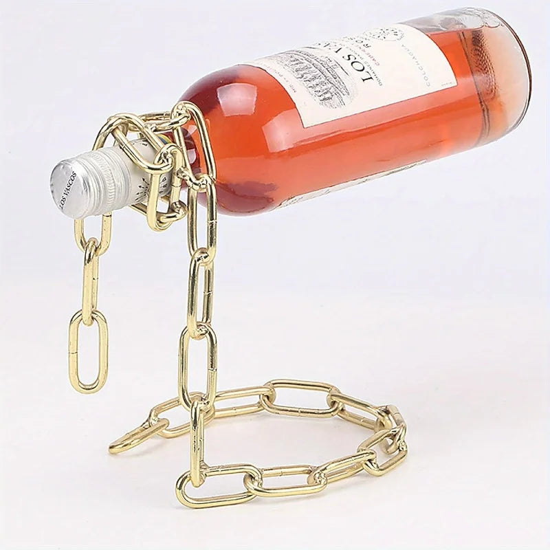 Suspended Snake Wine Bottle Rack
