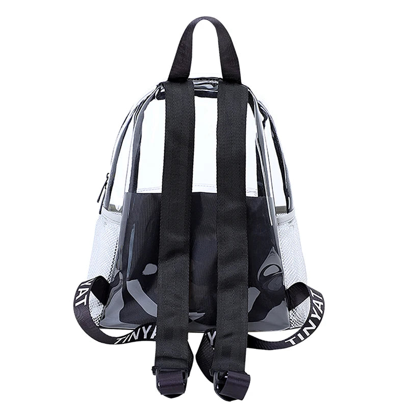 Heavy-Duty Transparent School Backpack