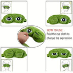 Plush Frog Sleep Eye Mask