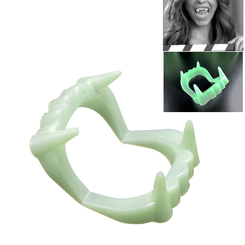 Glow-In-Dark Vampire Fake Teeth