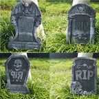 Foam Halloween Tombstone Decor Set