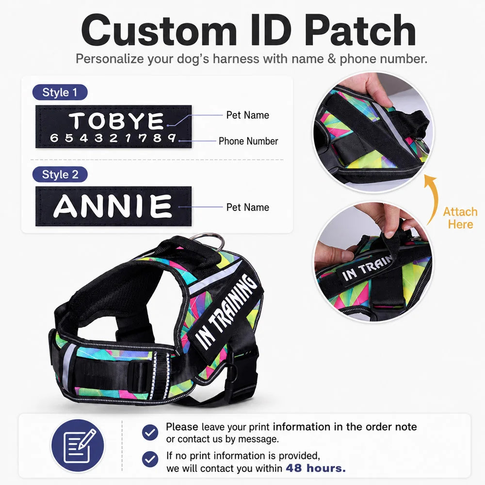 No-Pull Reflective Dog Harness