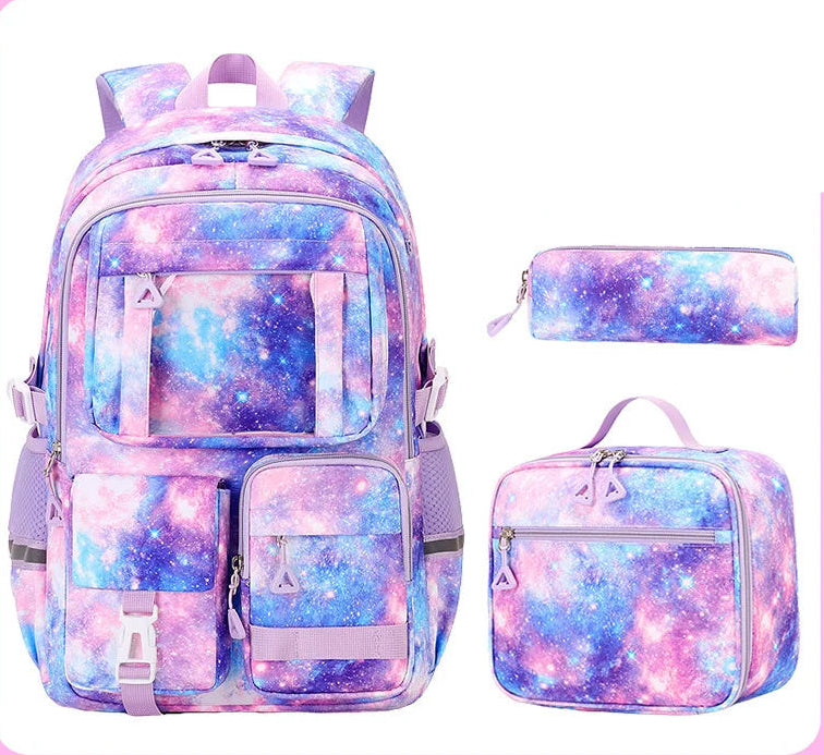 Girls School Backpack Three-Piece Set