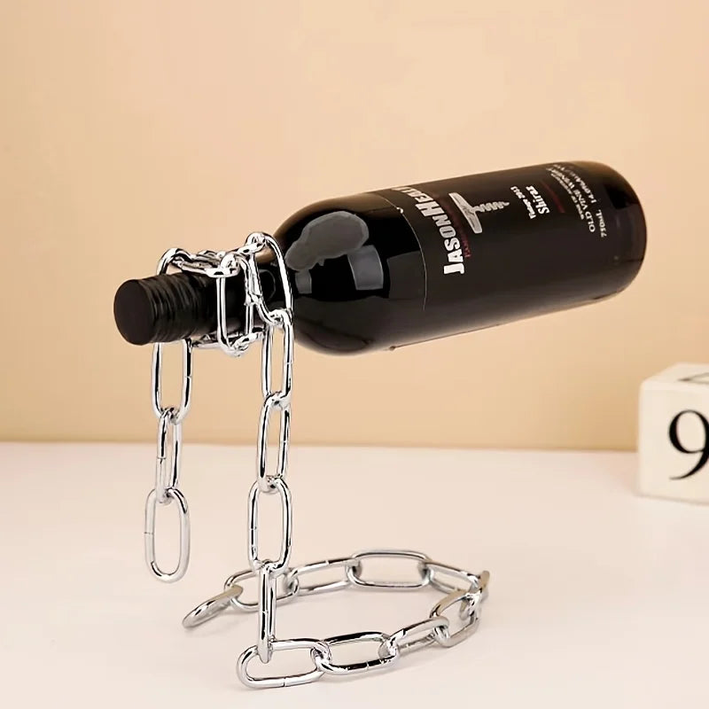 Suspended Snake Wine Bottle Rack