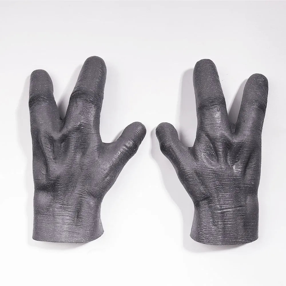 Alien Latex Mask And Gloves
