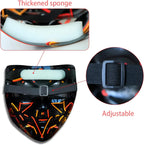 LED Light-Up Halloween Mask