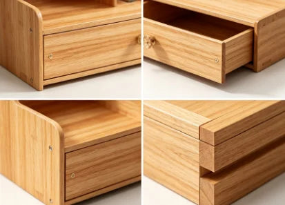 Wooden Desk Organizer With Drawer