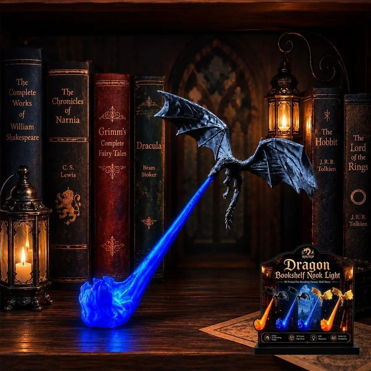 3D Printed Dragon Nook Light