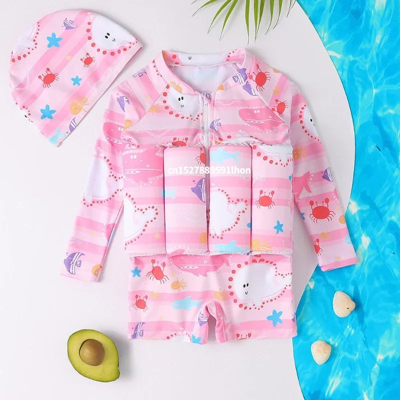 Kids Buoyancy Swim Rash Guard