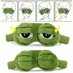 Plush Frog Sleep Eye Mask