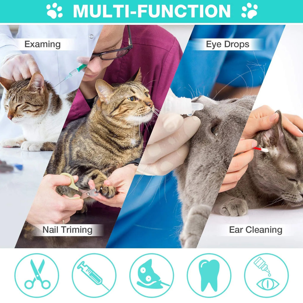 Anti-Scratch Cat Grooming Bag