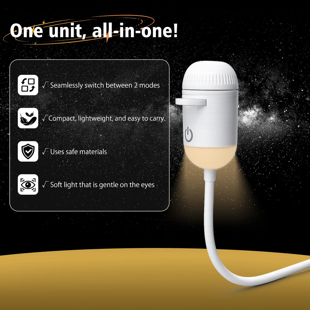 2-In-1 USB Ambient Projector Light