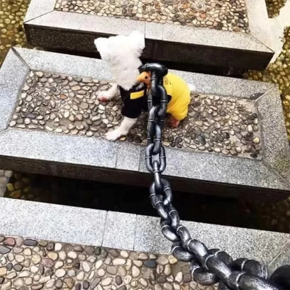 Lightweight Simulated Dog Chain Leash