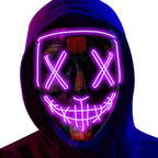 LED Light-Up Halloween Mask
