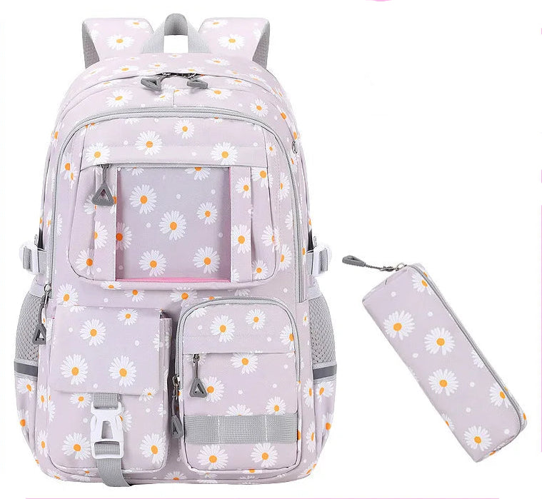 Girls School Backpack Three-Piece Set