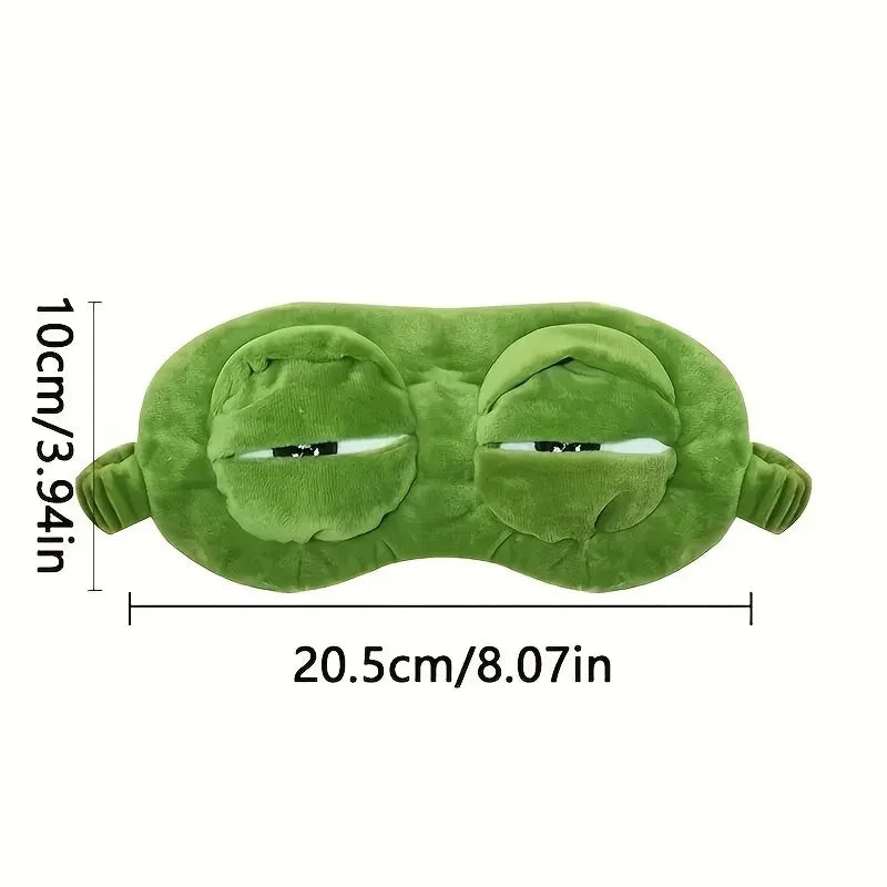Plush Frog Sleep Eye Mask
