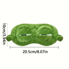 Plush Frog Sleep Eye Mask
