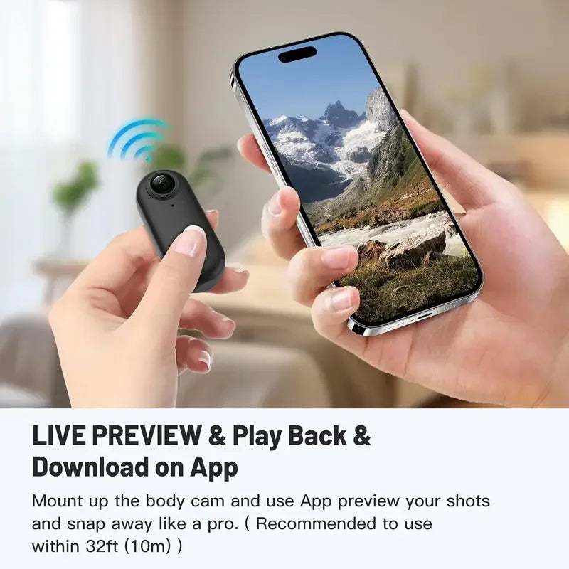 Pocket 4K Magnetic Vlog Camera