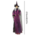 Sound-Activated Hanging Witch Prop