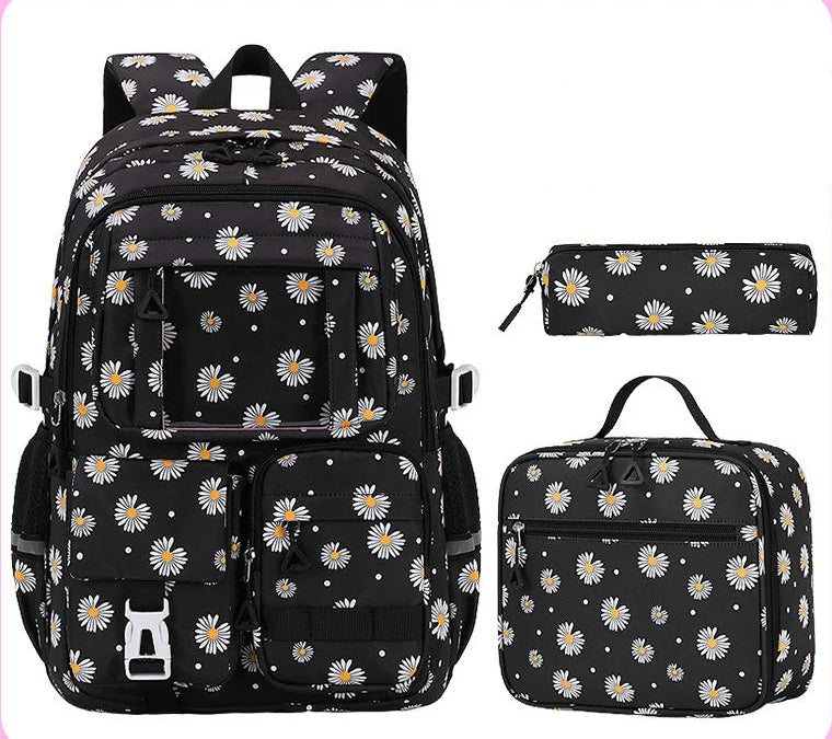 Girls School Backpack Three-Piece Set