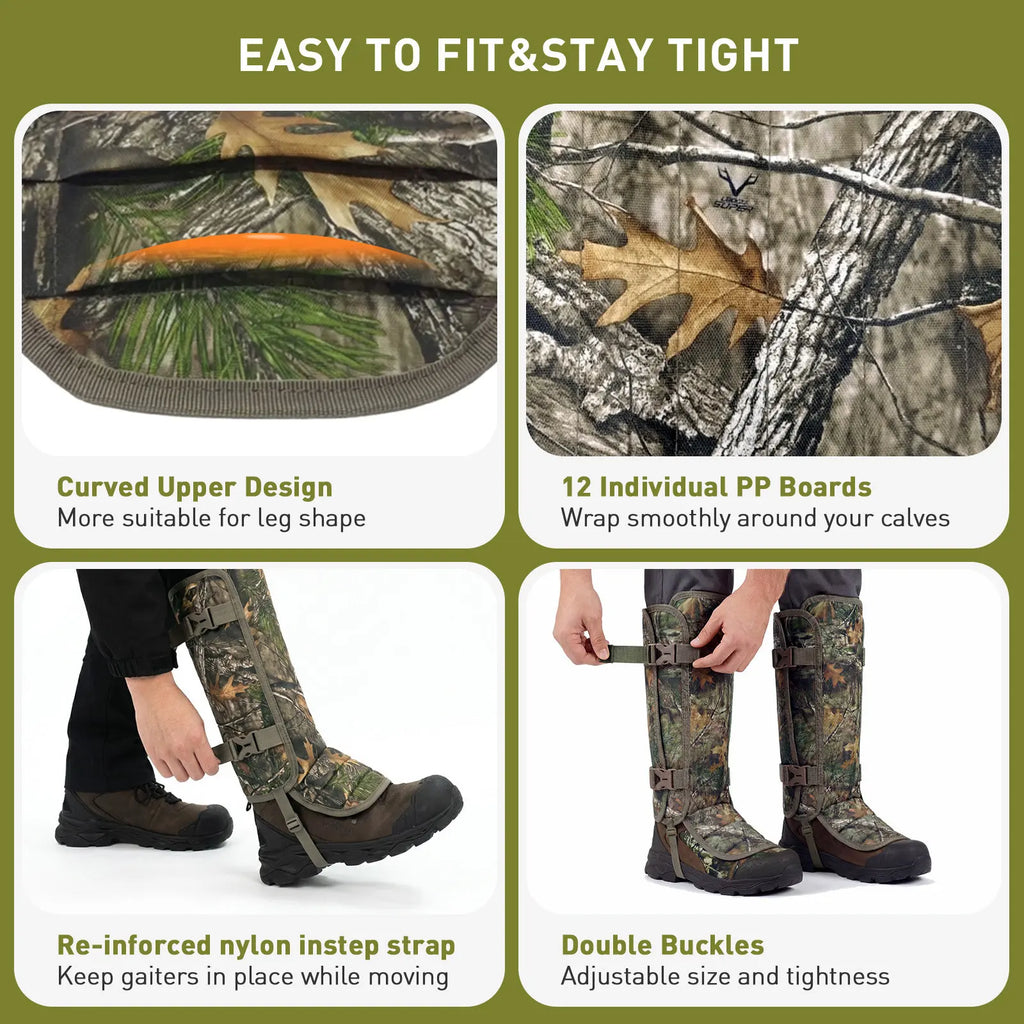 Camouflage Snake Bite Leg Gaiters