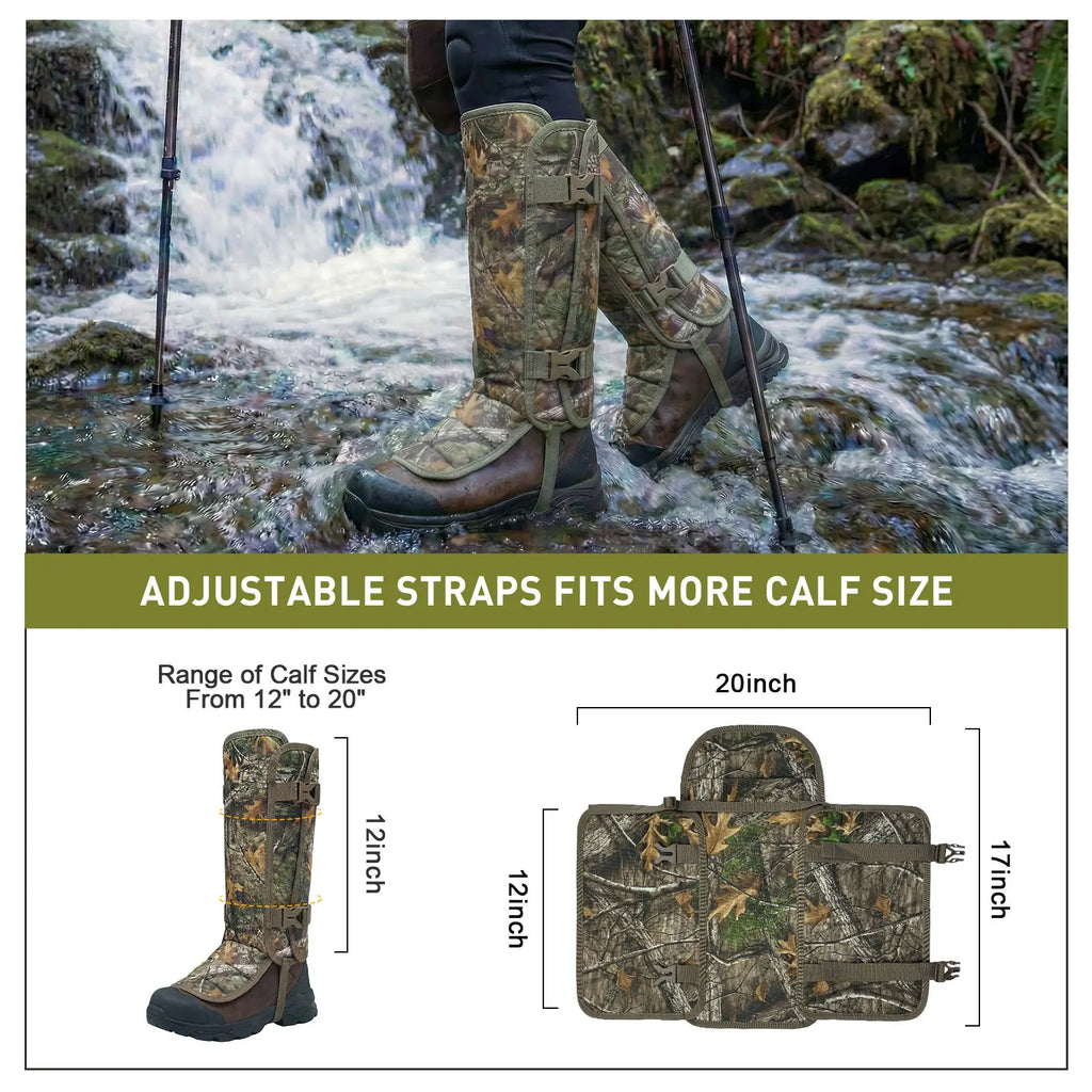 Camouflage Snake Bite Leg Gaiters