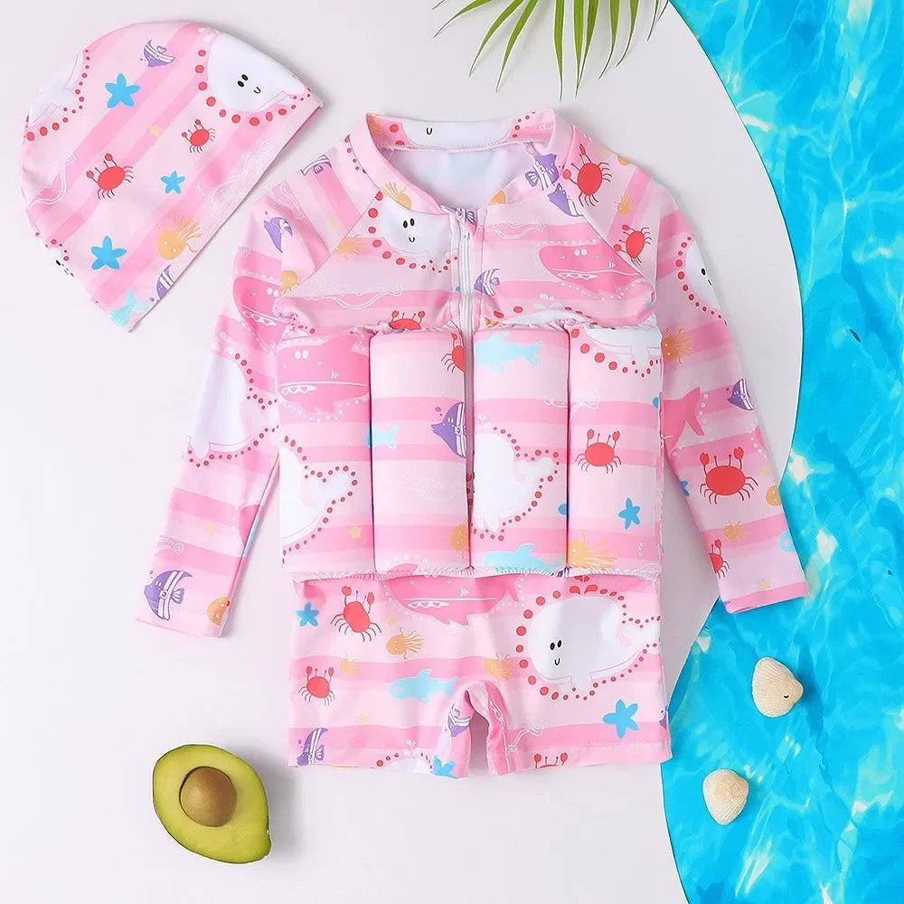 Kids Buoyancy Swim Rash Guard