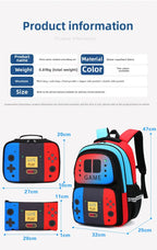Game Console Print Backpack Set