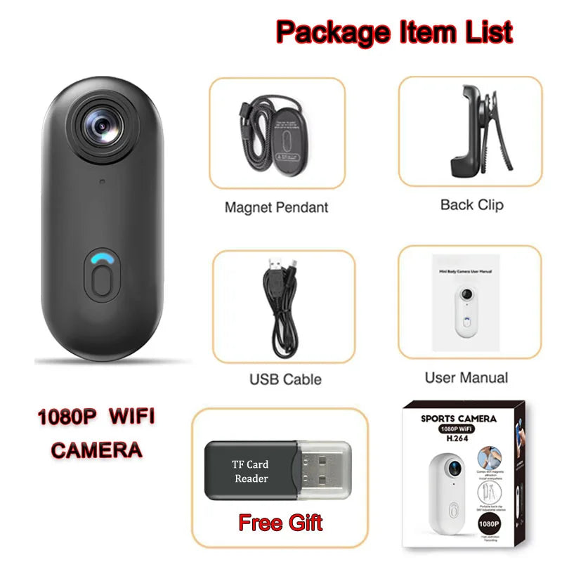 Pocket 4K Magnetic Vlog Camera