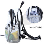 Heavy-Duty Transparent School Backpack